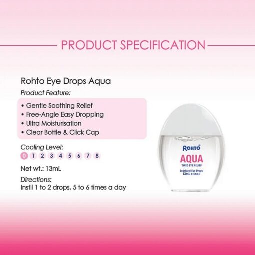 Rohto Eye Drops Aqua Relief