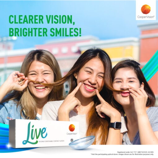 CooperVision Live daily disposable contact lenses