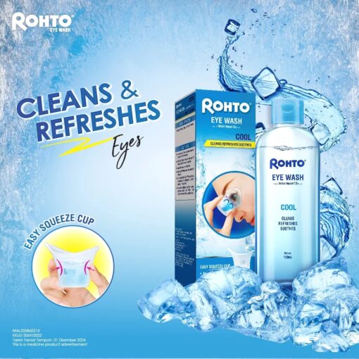 Rohto Cool Eye Wash Refreshes