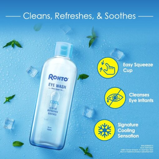 Rohto Cool Eye Wash Soothes
